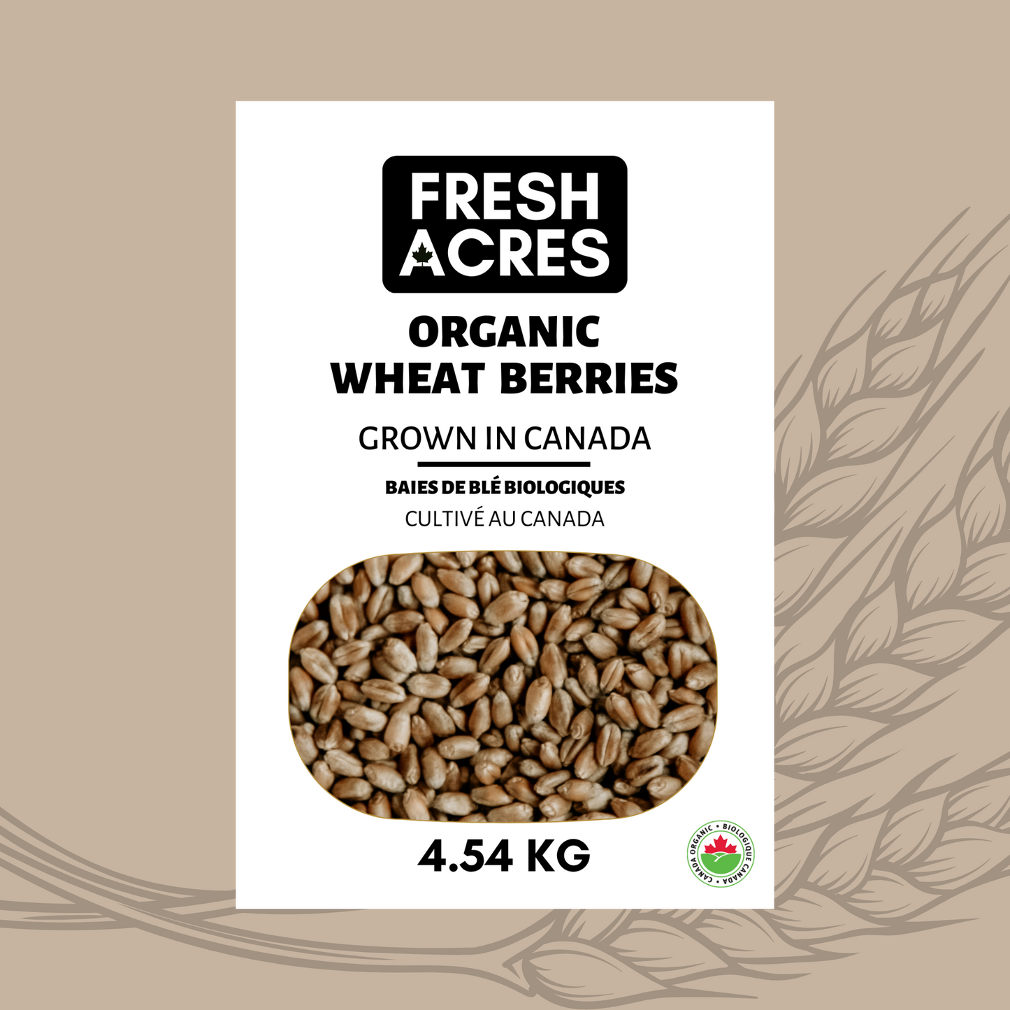 Grown in Ontario Organic Wheat Berries
