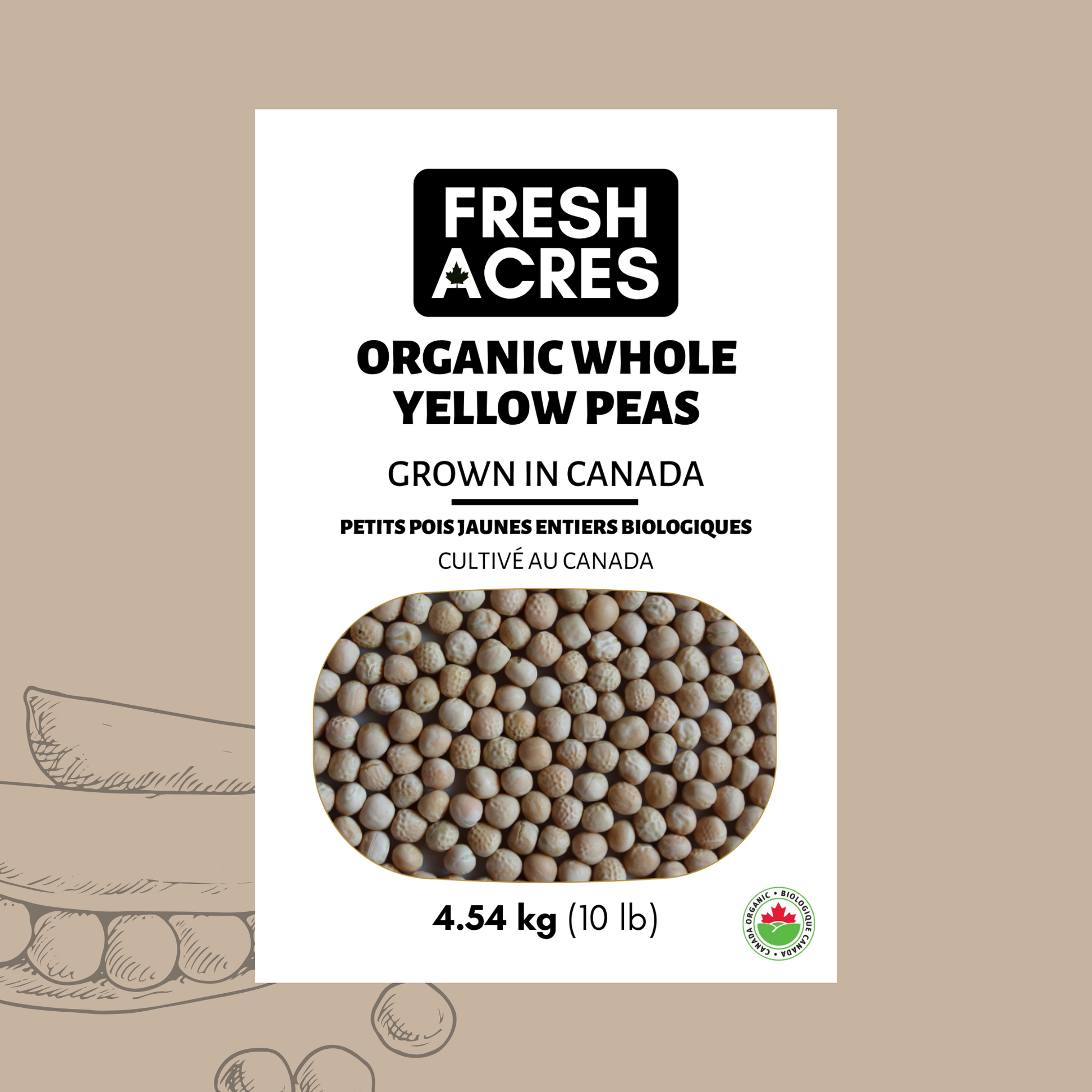 Fresh Acres Organic Yellow Peas