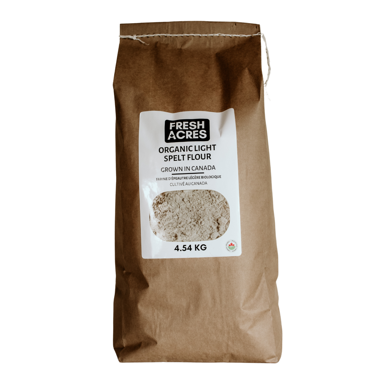 Organic Light Spelt Flour Canadian Grown Fresh Acres