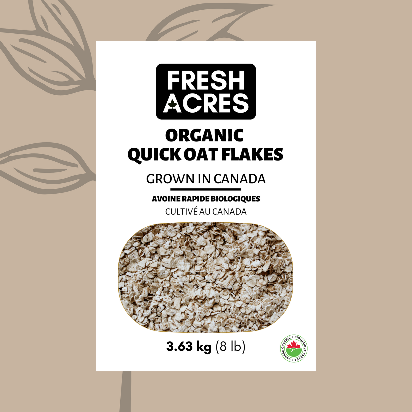 Organic Quick Oat Flakes Fresh Acres