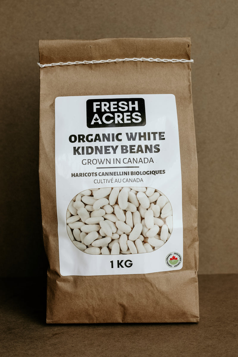 Organic White Kidney Beans Fresh Acres