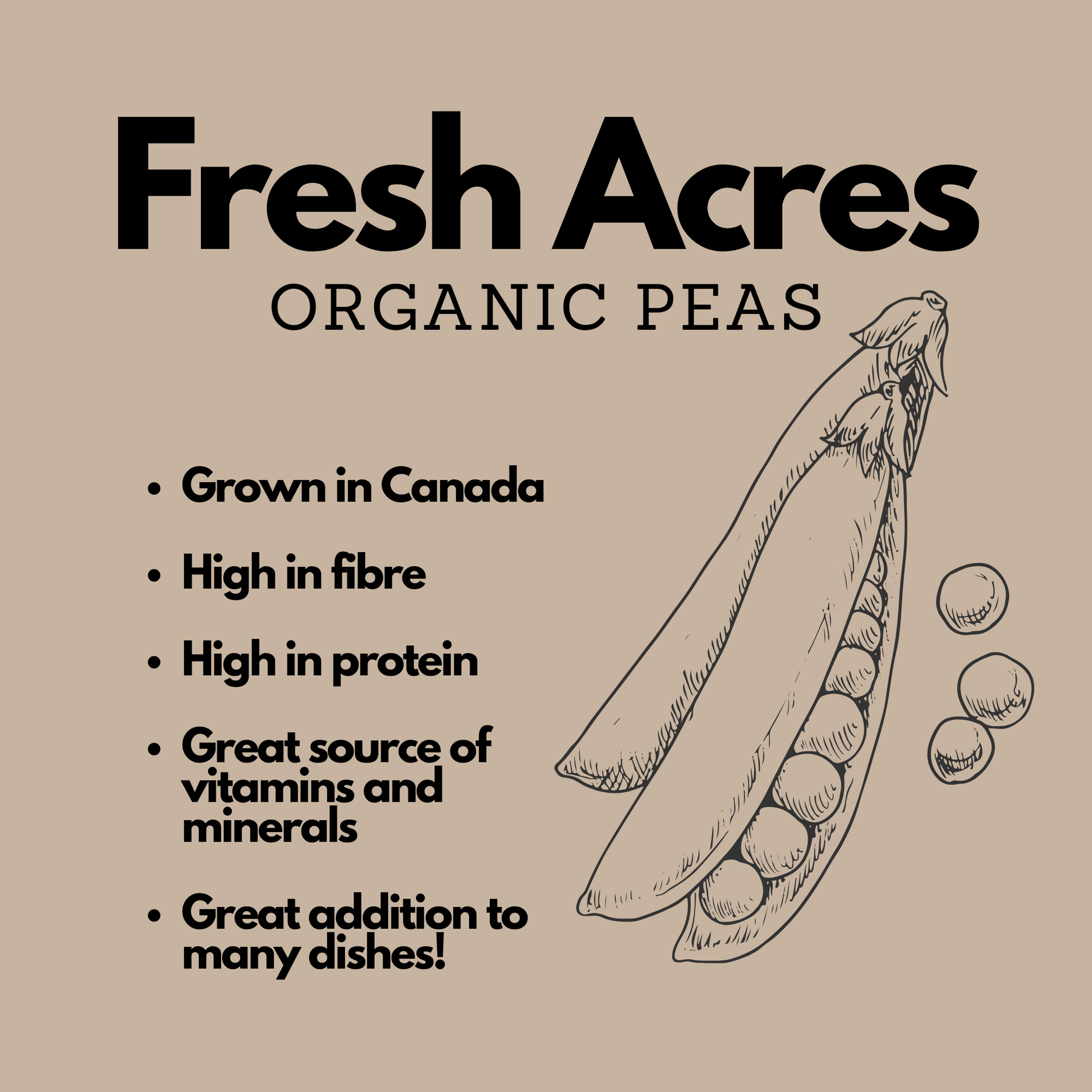Fresh Acres Organic Yellow Peas