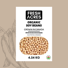 Organic Soy Beans Canadian Grown Fresh Acres