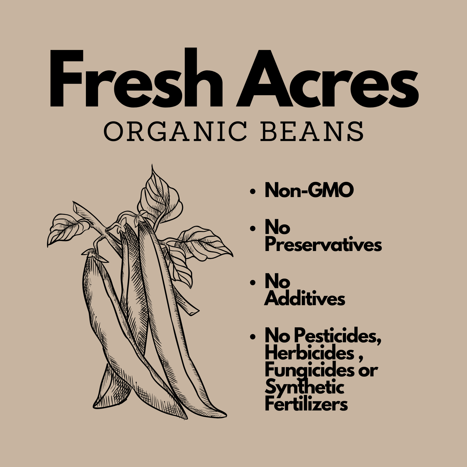 Organic Soy Beans Canadian Grown Fresh Acres