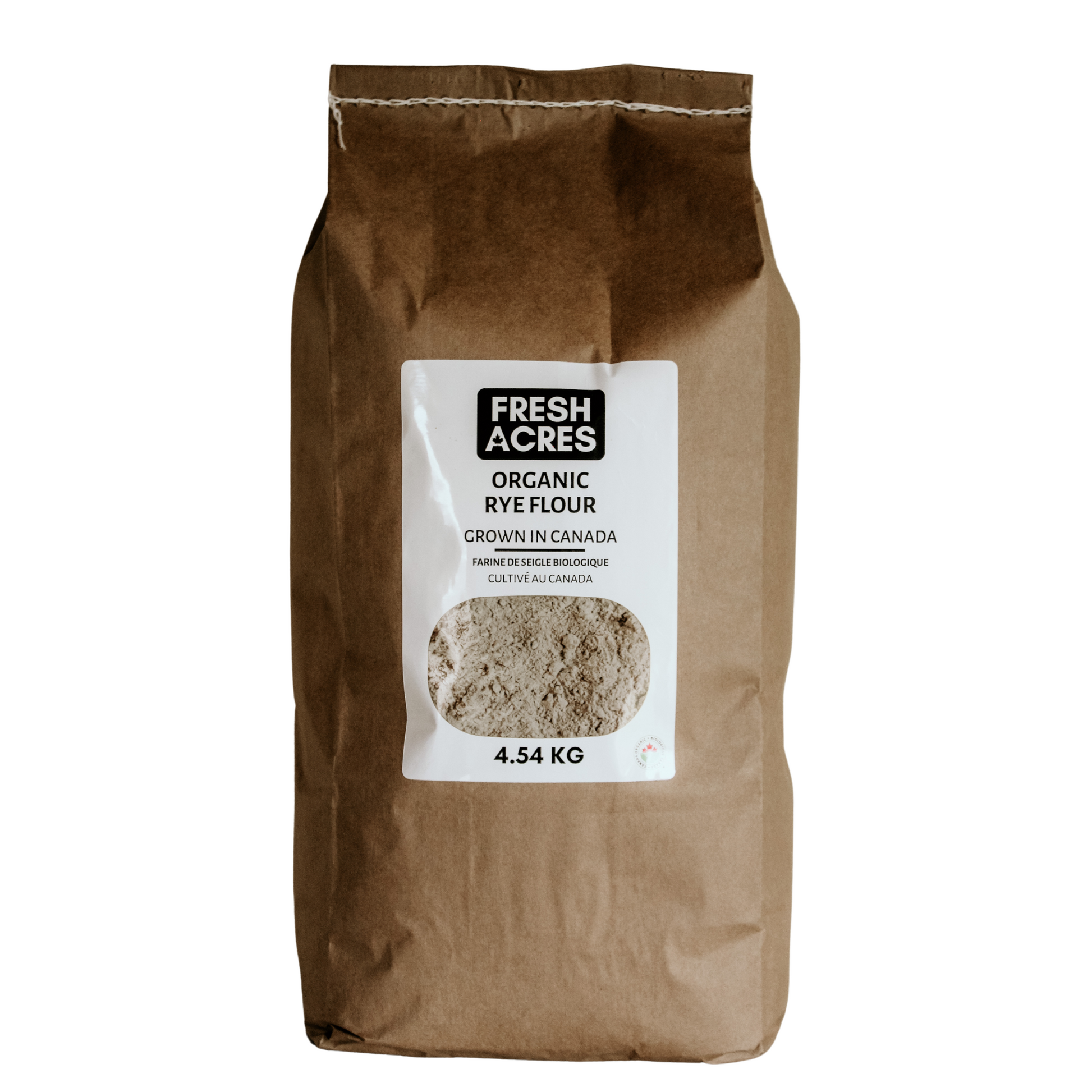 Organic Rye Flour Canadian Grown Fresh Acres 