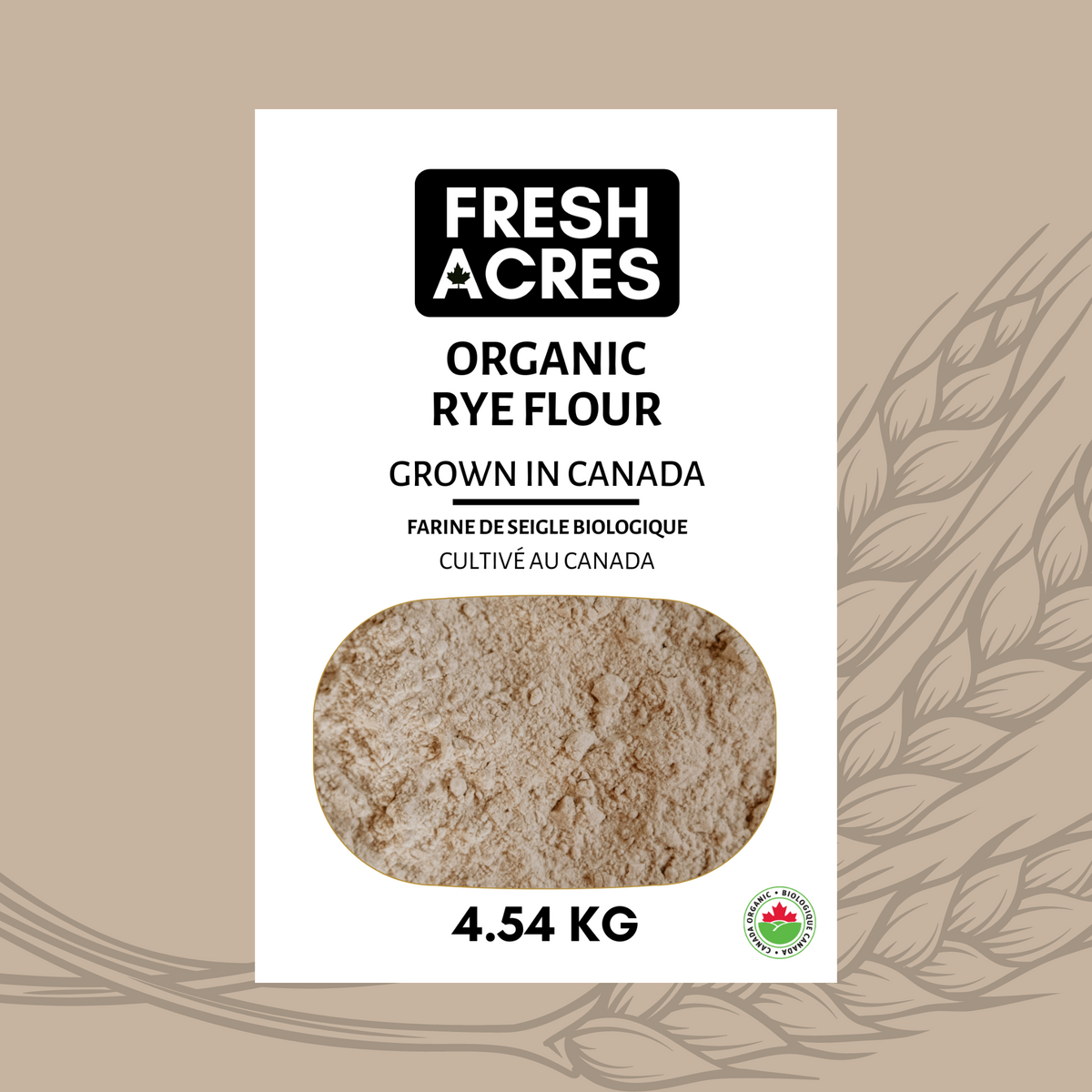 Organic Whole Dark Rye Flour – Fresh Acres
