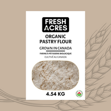 Organic Pastry Flour Canadian Grown Fresh Acres Soft Red Wheat