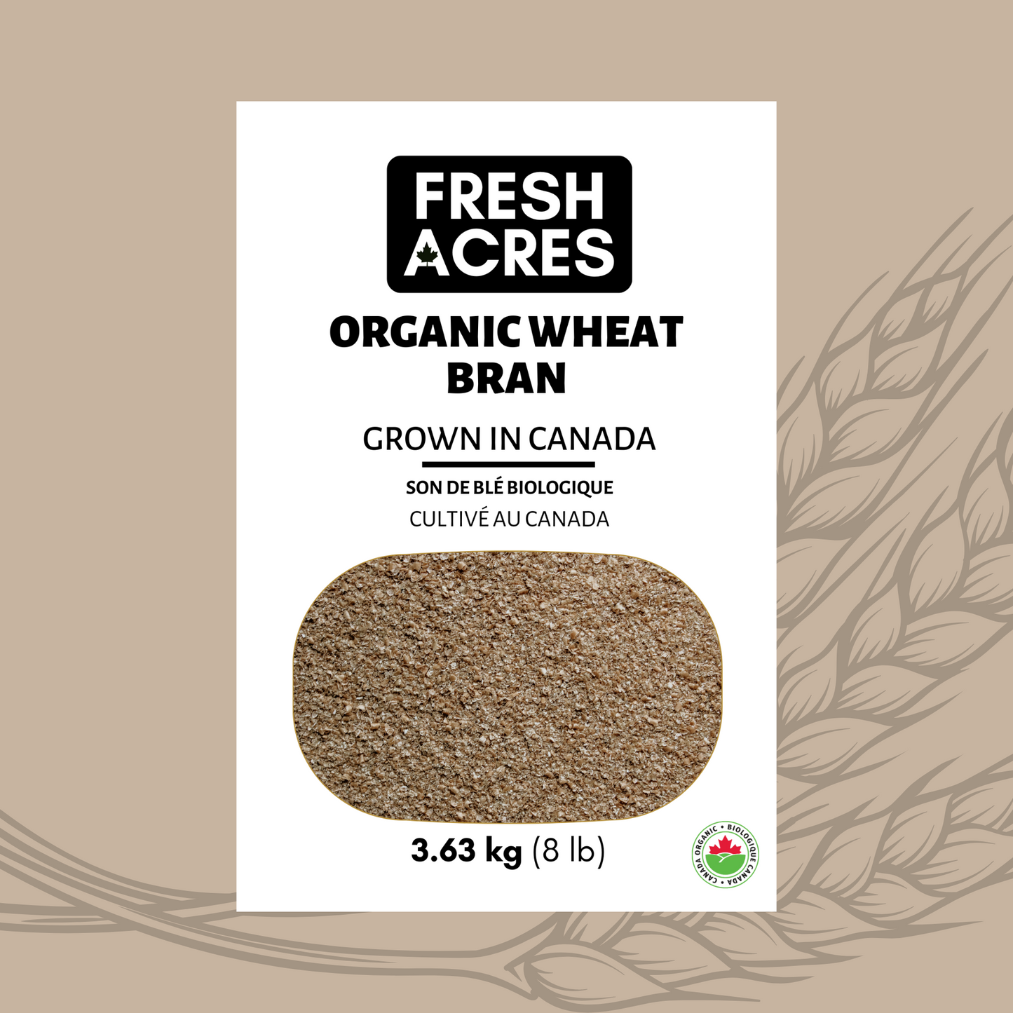 Organic Wheat Bran Fresh Acres
