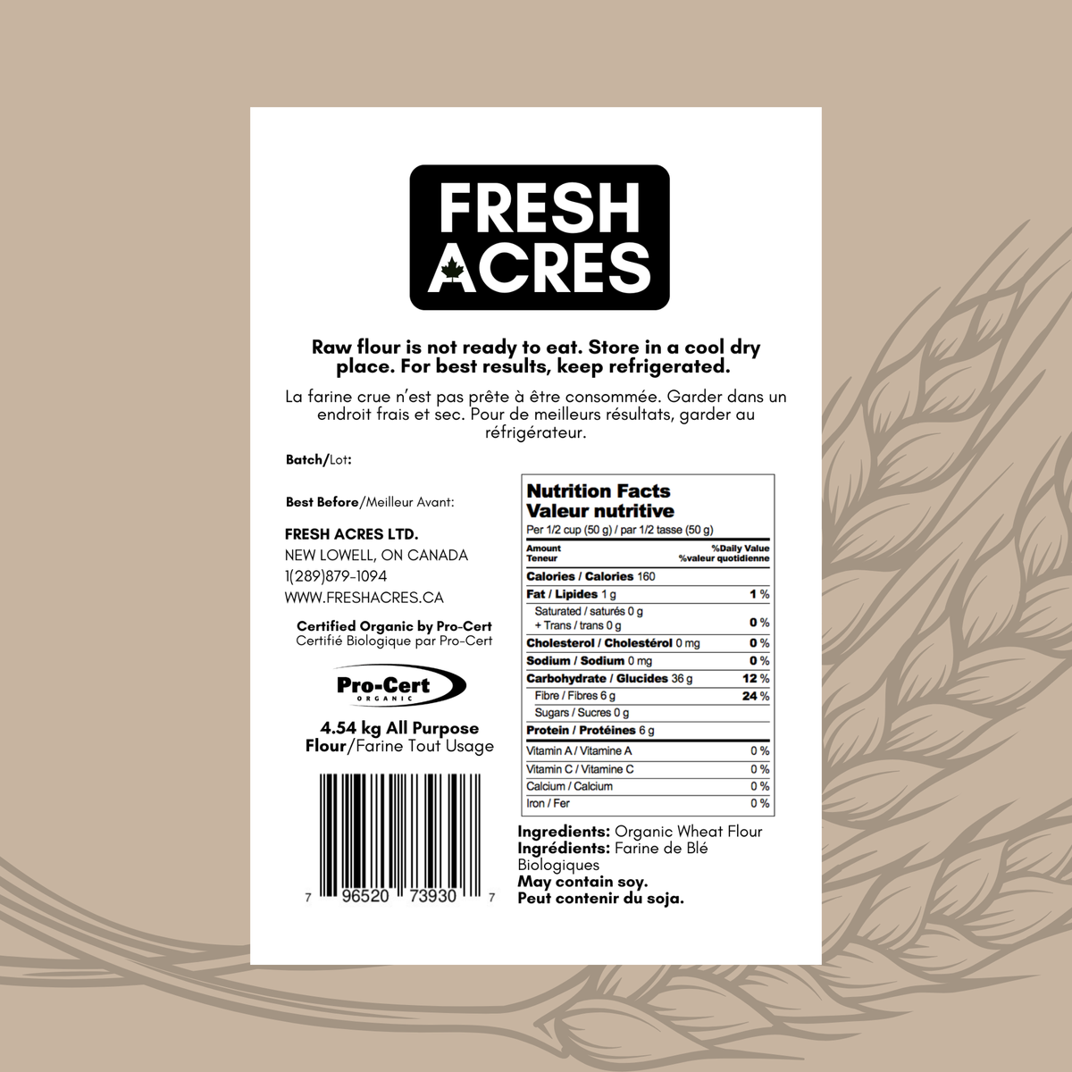 Organic All Purpose Flour – Fresh Acres